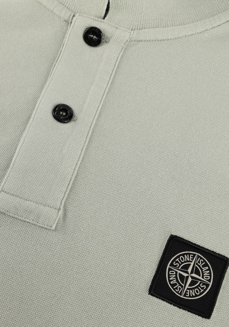 groene stone island polo ss polo s0017