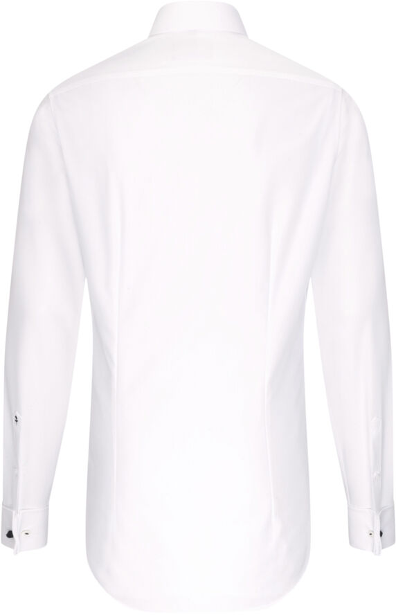 Seidensticker Gala Shirt Slim Long sleeve Kent-Collar Uni White