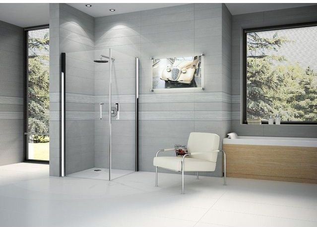 Novellini - Giada - Douchecabine - Chroom Mat - Helder Glas - 2 Draaideuren