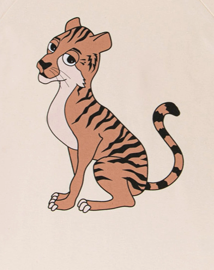 T-Shirt TIGER in vanilla
