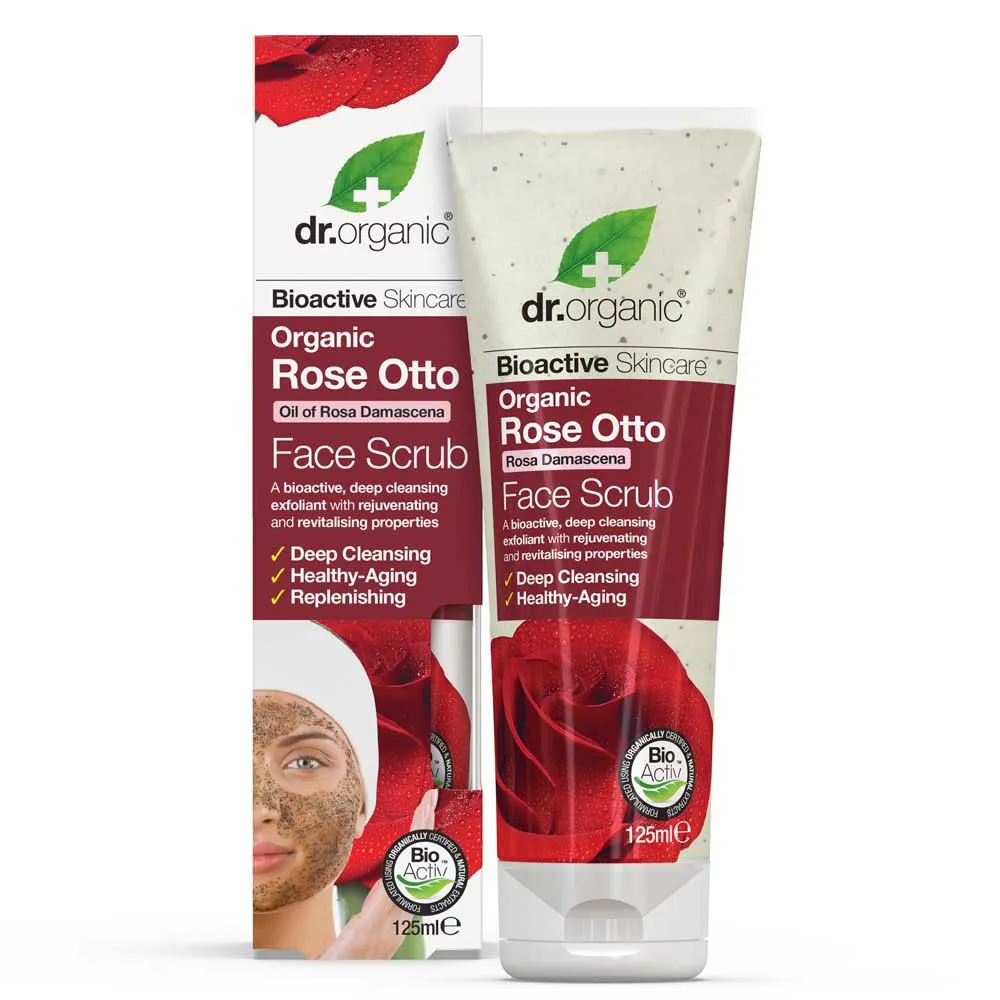 Esfoliante Dr. Organic Rose Otto 125ml