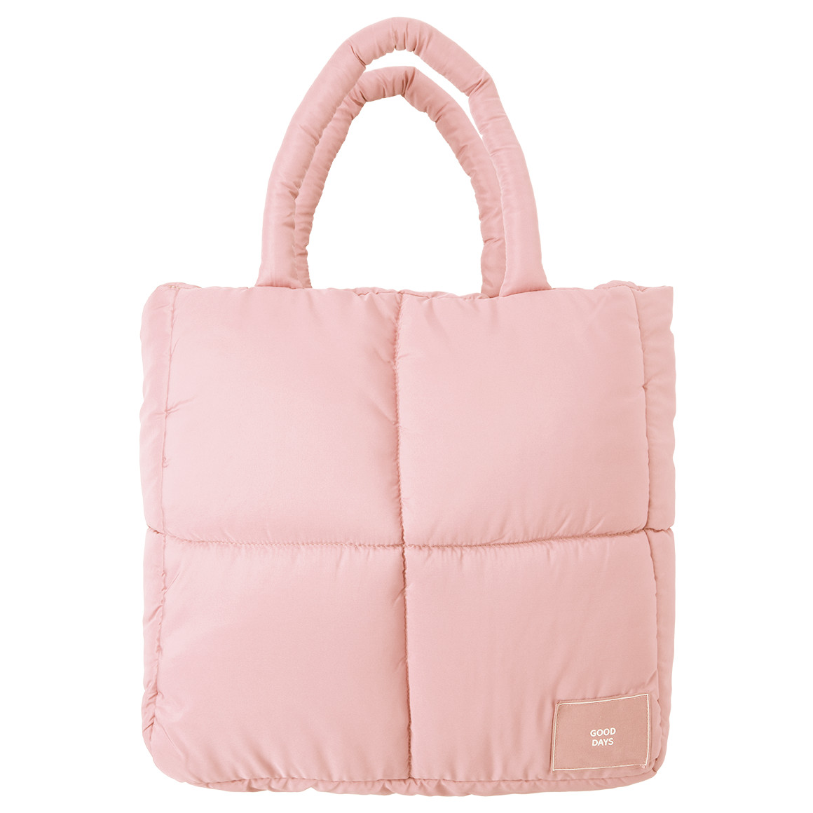Gina Benotti Damen Puffer-Tasche mit Magnetverschluss rosa