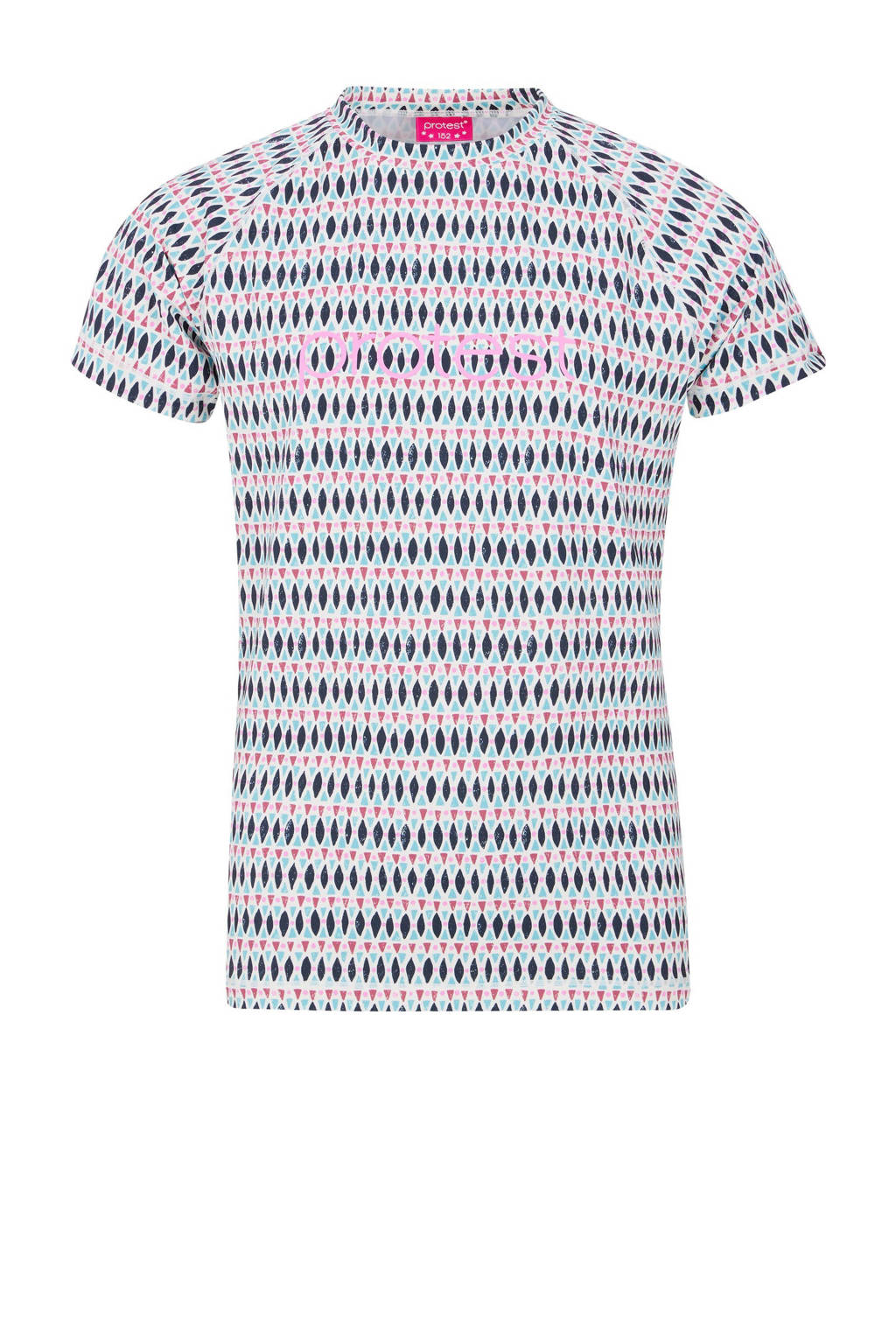 UV T-shirt PRTICET JR blauw/roze