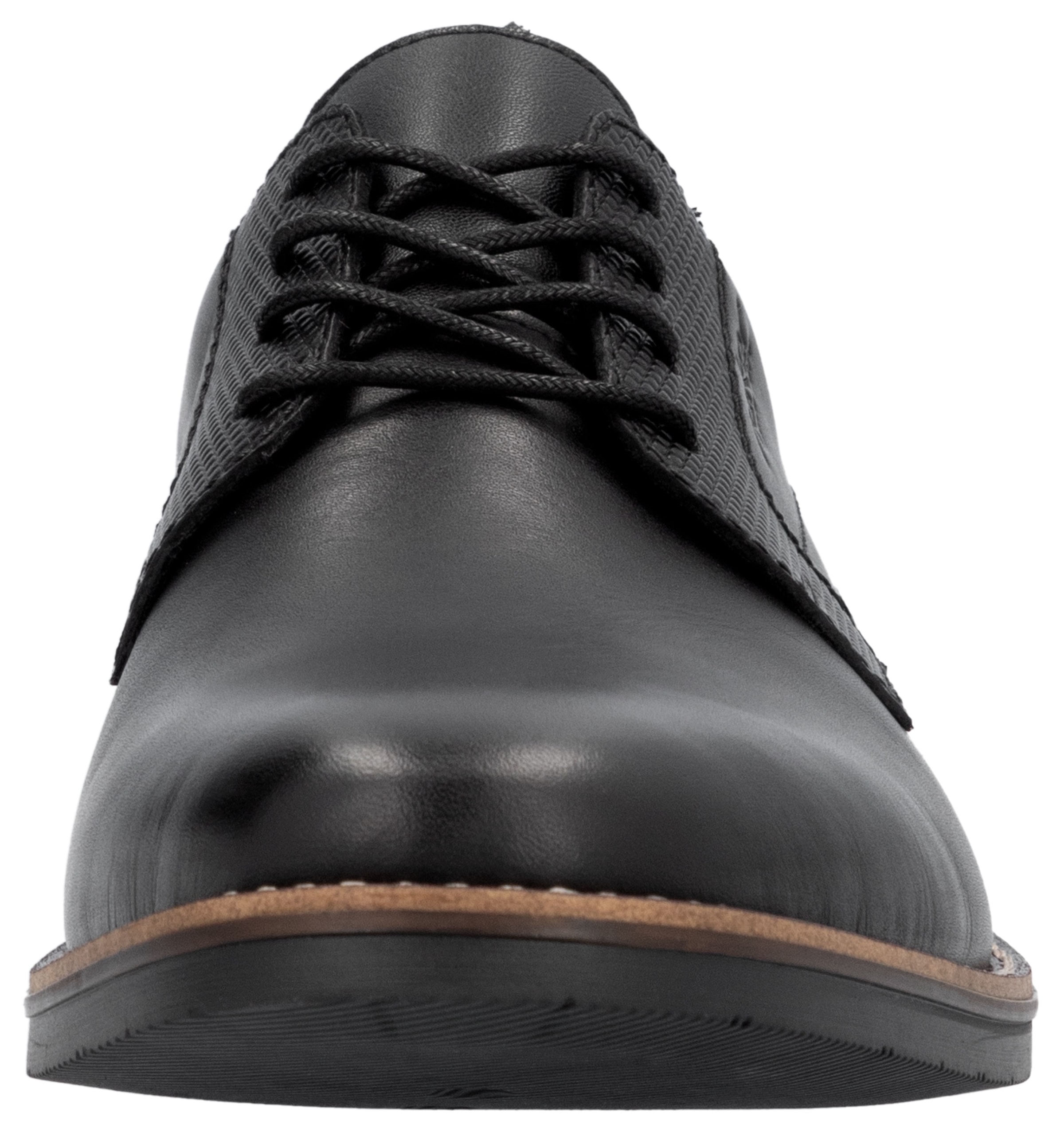 Rieker Schnürschuh  , Businessschuh, Halbschuh, Festtagsschuh mit Leder-Decksohle