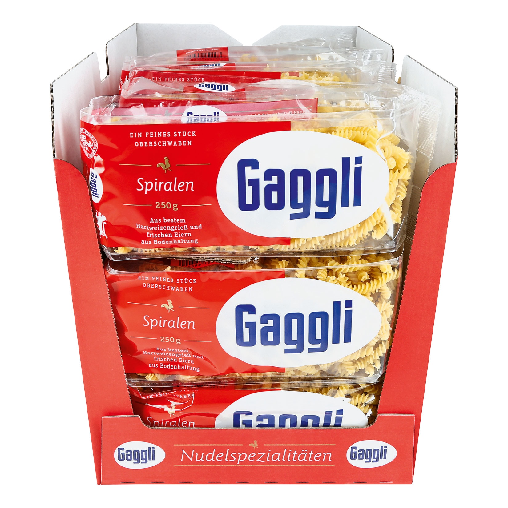 Gaggli Spiralen 250 g, 18er Pack