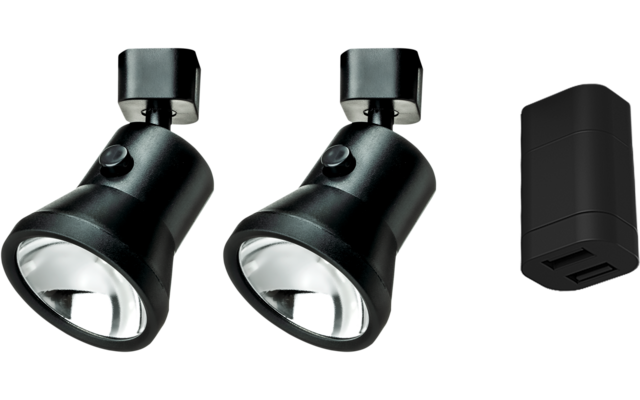 Haba 2er Strahler-Set Lanciano mit Doppel-USB Dose