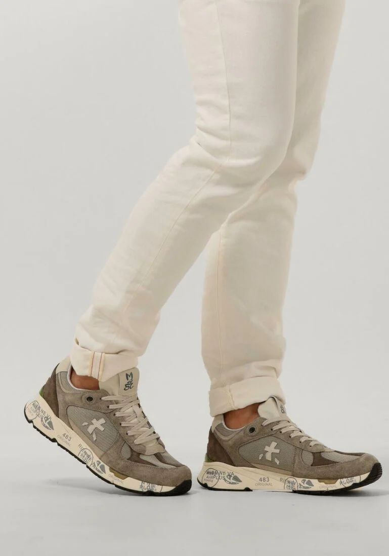 PREMIATA groene premiata lage sneakers mase