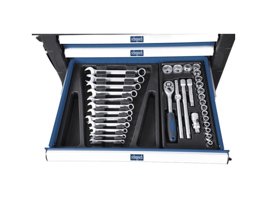 SCHEPPACH - Servante d'atelier - 7 grand tiroirs - 77x46x97cm - tw1000