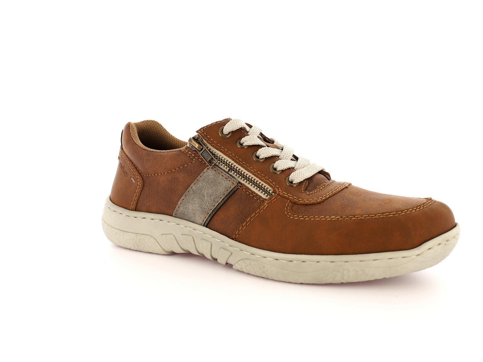 Rieker-03500 Synthétique Marron Clair