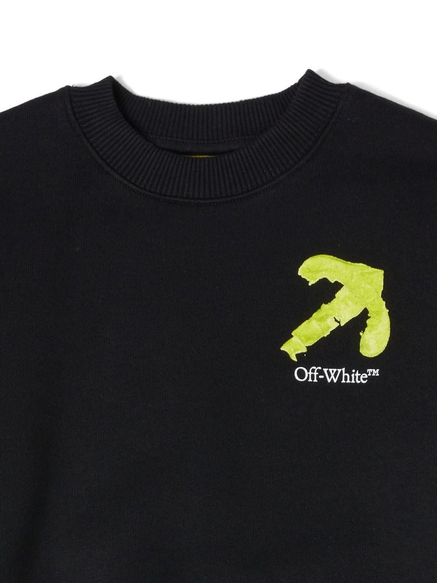 Off-White Arrow Acrylic Crewneck Sweater