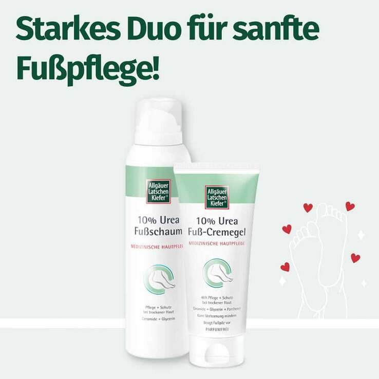 Allgäuer Latschenkiefer 10% Urea Fußschaum, 150 ml