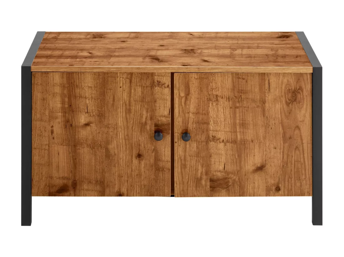 Chris | Banc avec 2 portes en effet chêne