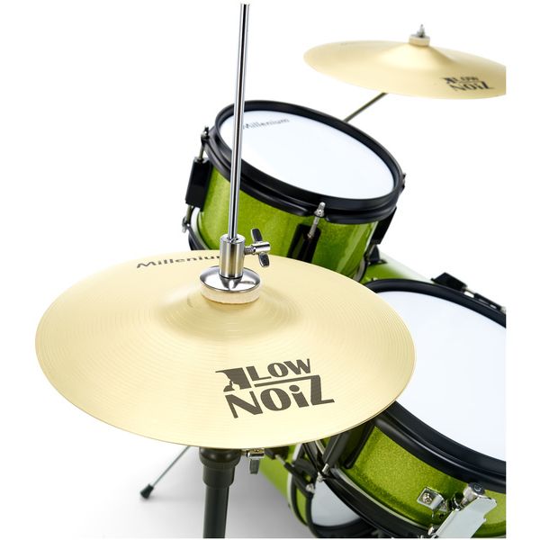 Millenium Kinderschlagzeug Set in Green sparkle