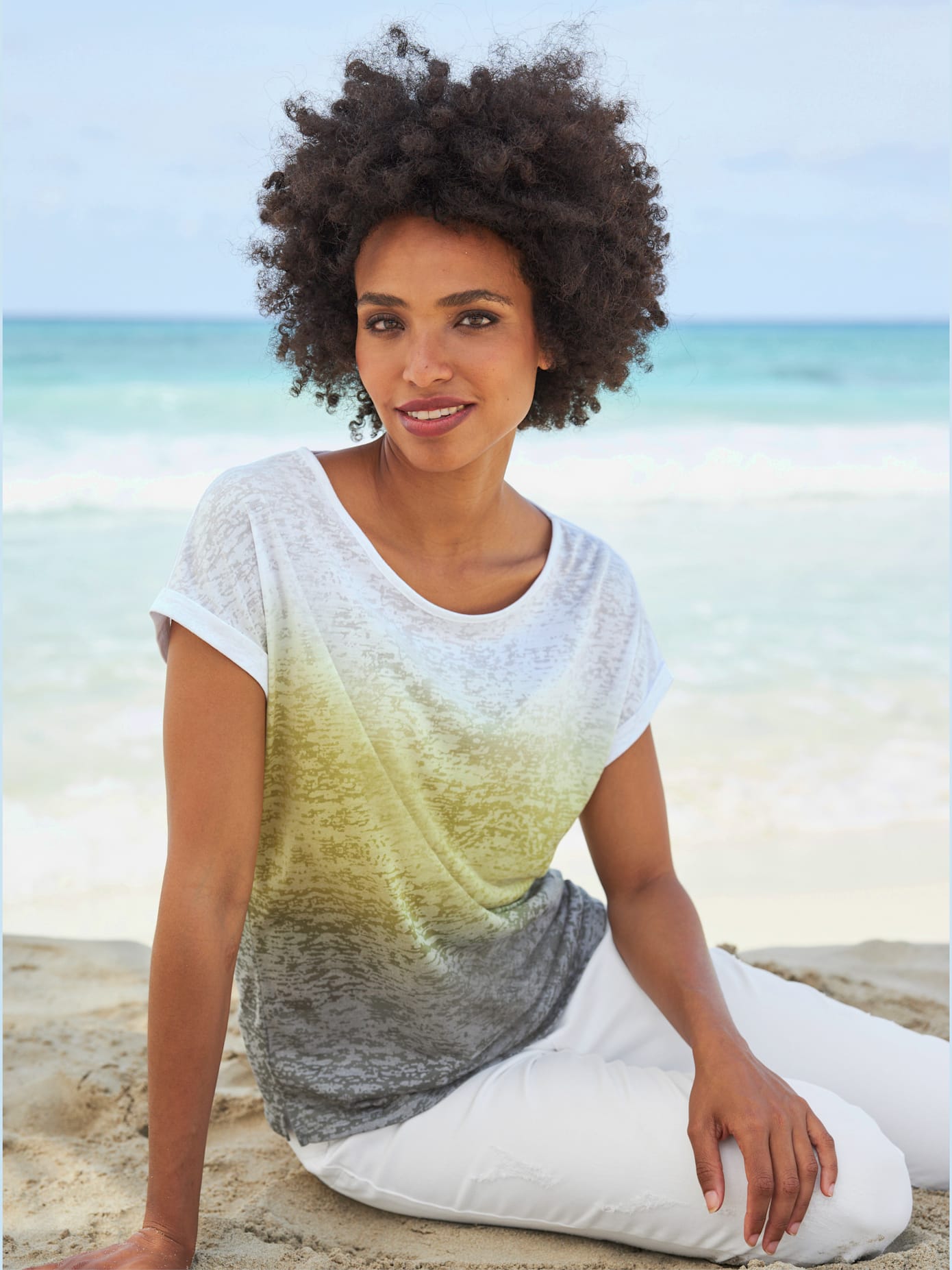 T-shirt mélange de viscose doux