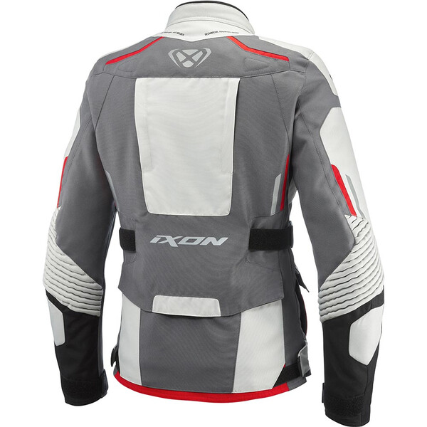Ixon - Veste femme Midgard Lady Gris / Noir / Rouge