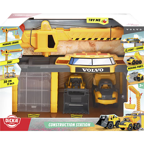 Dickie Toys Volvo byggestation