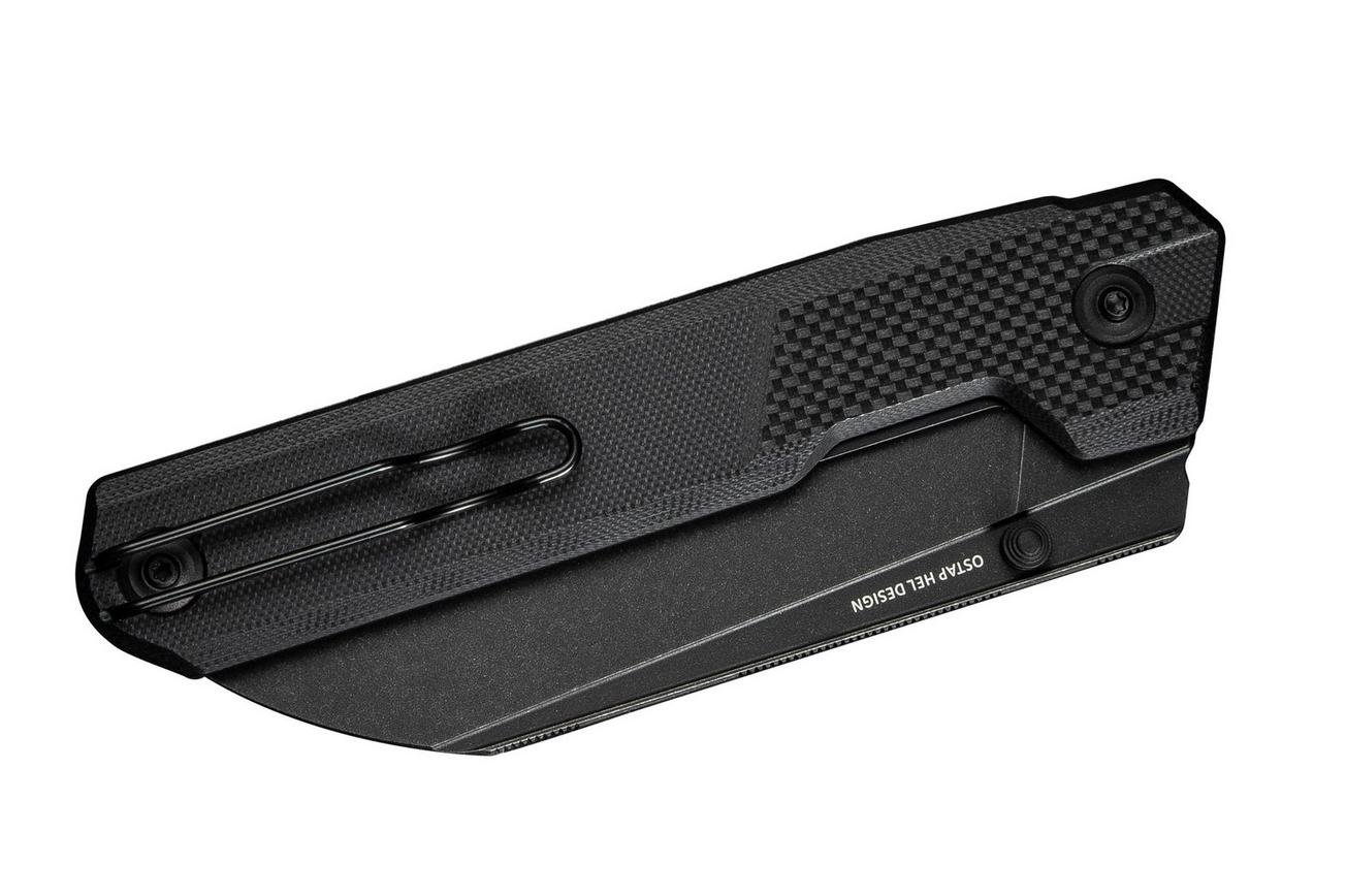 CIVIVI Hid C23008-1 Blackwashed, Black G10, zakmes, Ostap Hel Design
