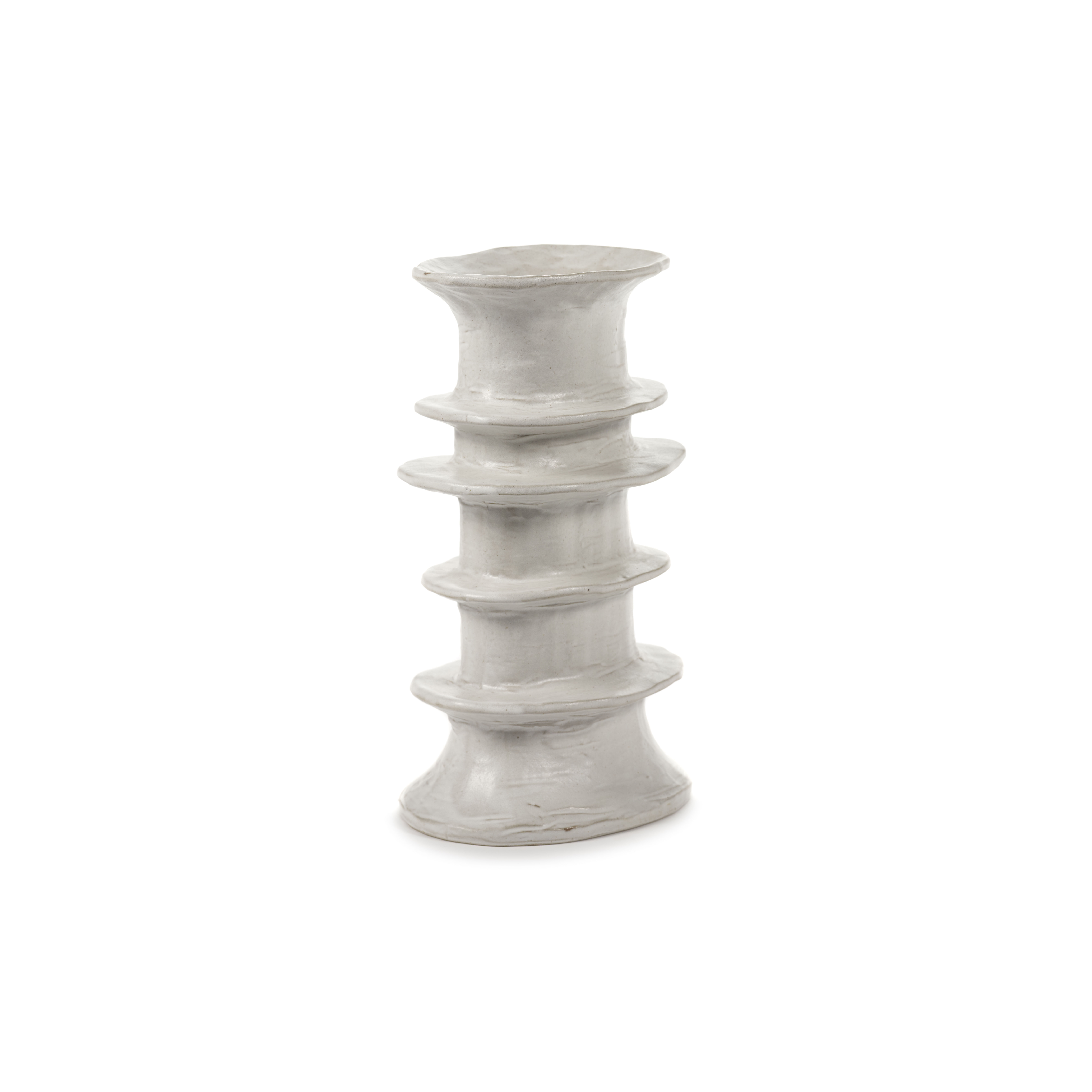 BILLY 4 - Vase céramique | Blanc
