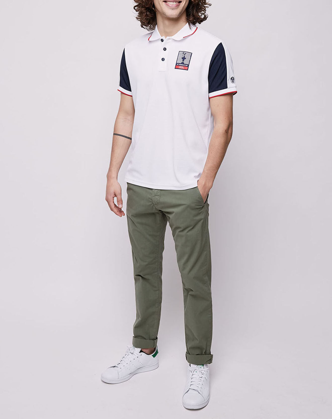 North Sails Polo Auckland Piquet blanc
