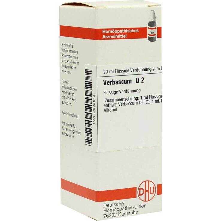 DHU Verbascum D 2 Dilution, 20 ml