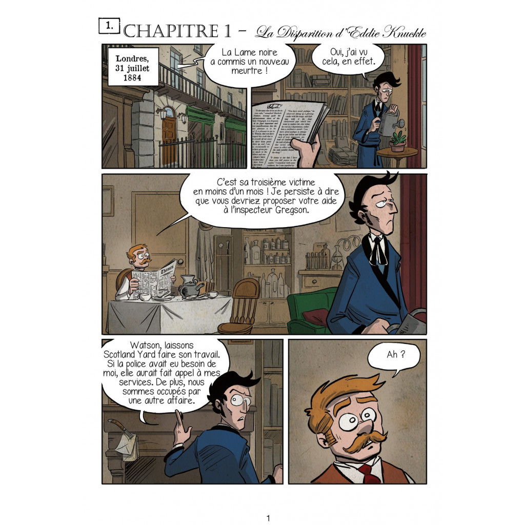 Sherlock Holmes - La BD dont vous êtes le Héros : Ténèbres sur Londres