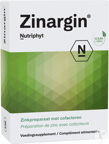 Nutriphyt Zinargin 60 Comprimés