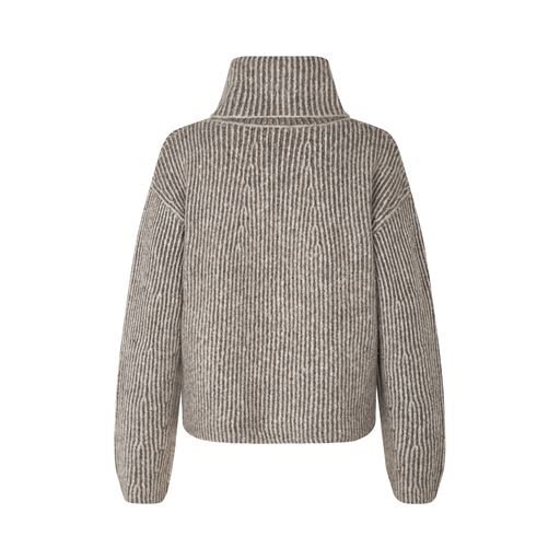 mbyM Kemina-M Striktrøje, Taupe Oat Stripe, S/M