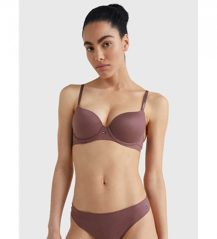 Sutiã Tommy Hilfiger Ultra Soft Lilás Meia Taça