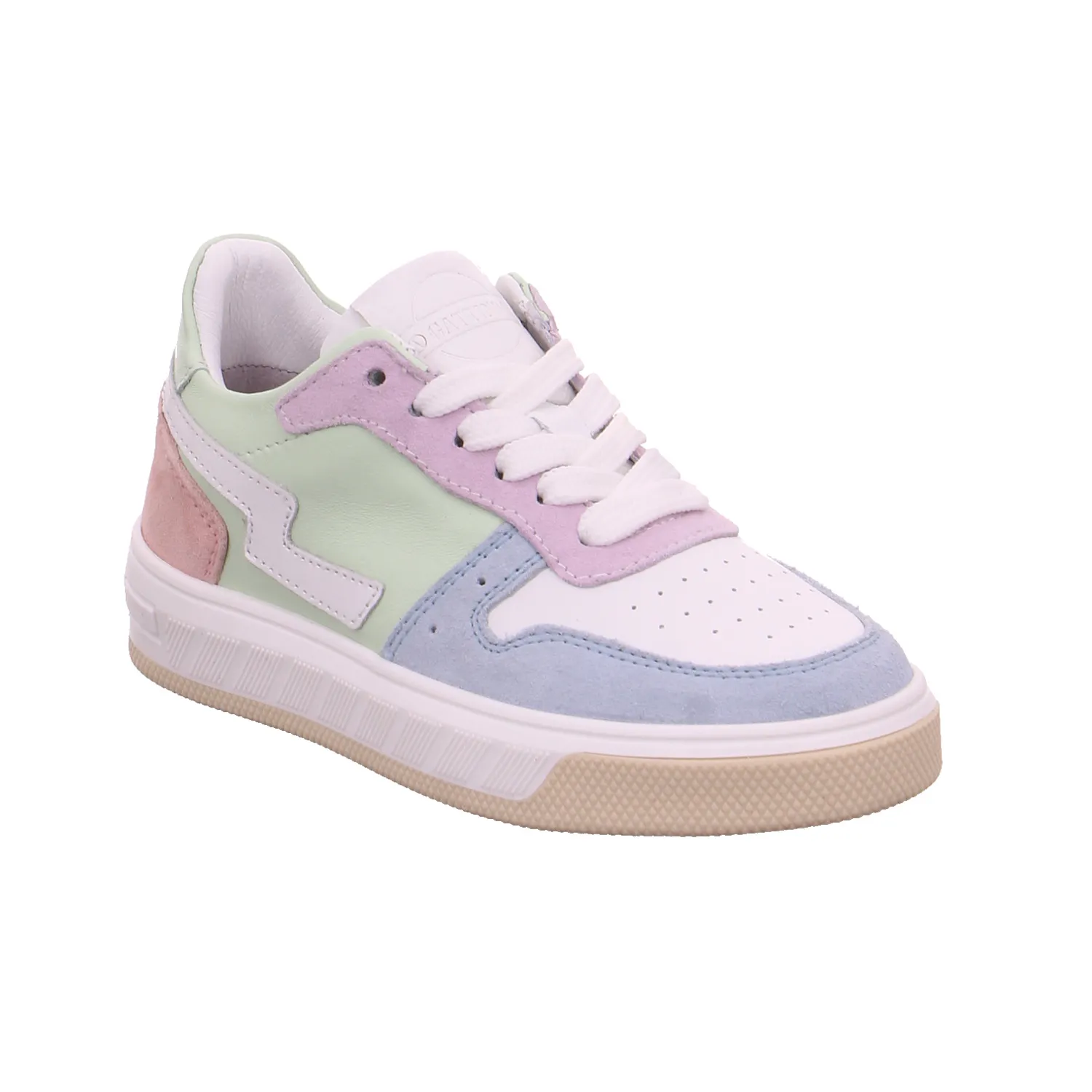 GATTINO Kleinkinder-Halbschuh Binder Weiss Leder  Sneaker