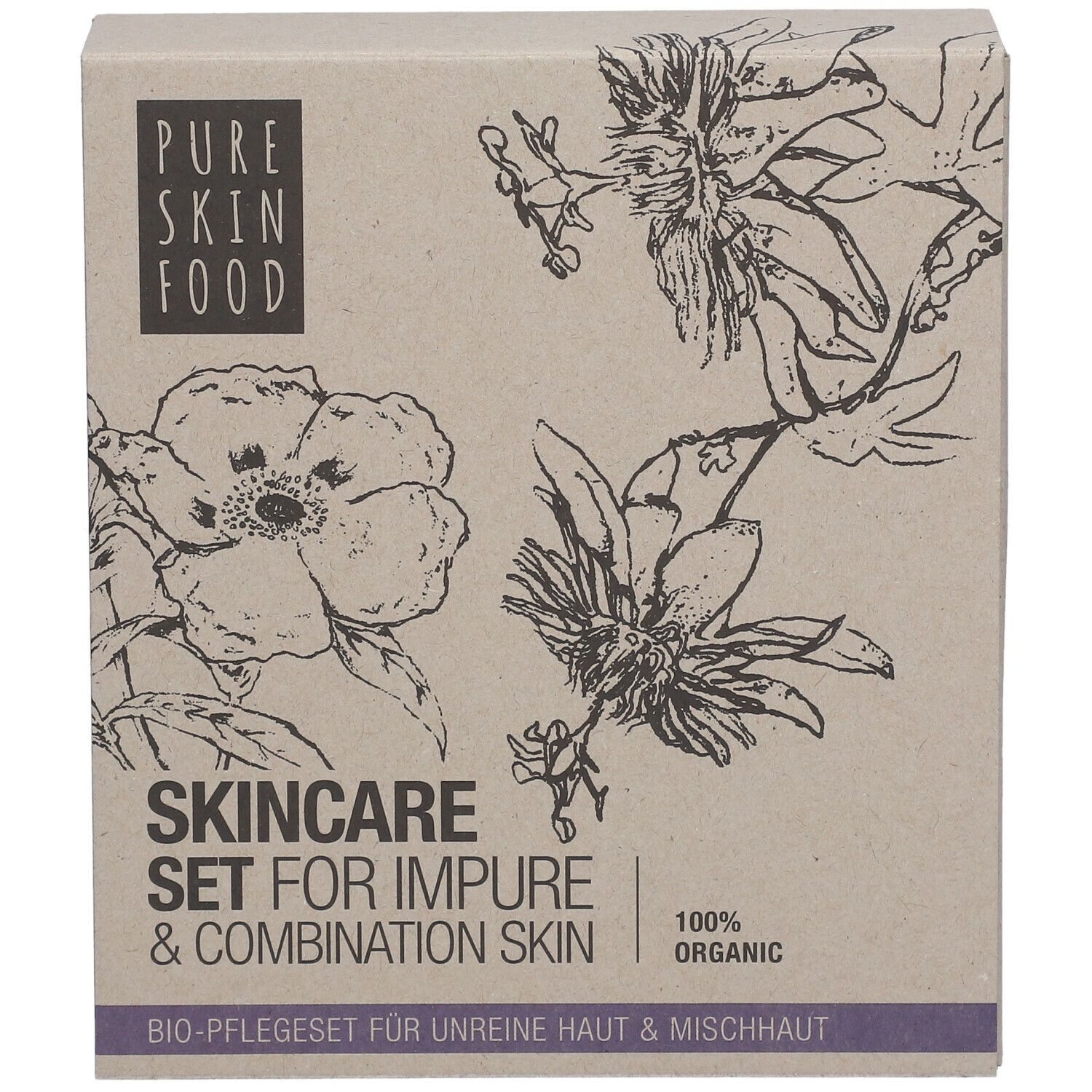 PURE SKIN FOOD Bio Skincare Set unreine & Mischhaut