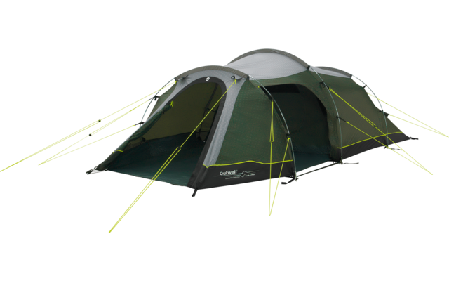 Outwell Earth 3 Plus Tunnelzelt dunkelgrün 3 Personen
