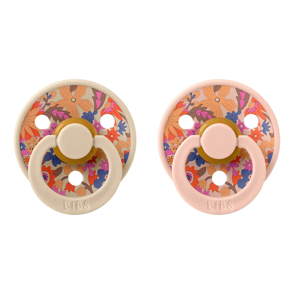 BIBS x Liberty Colour Latex Rund June Blossom - Blush Mix - flere størrelser