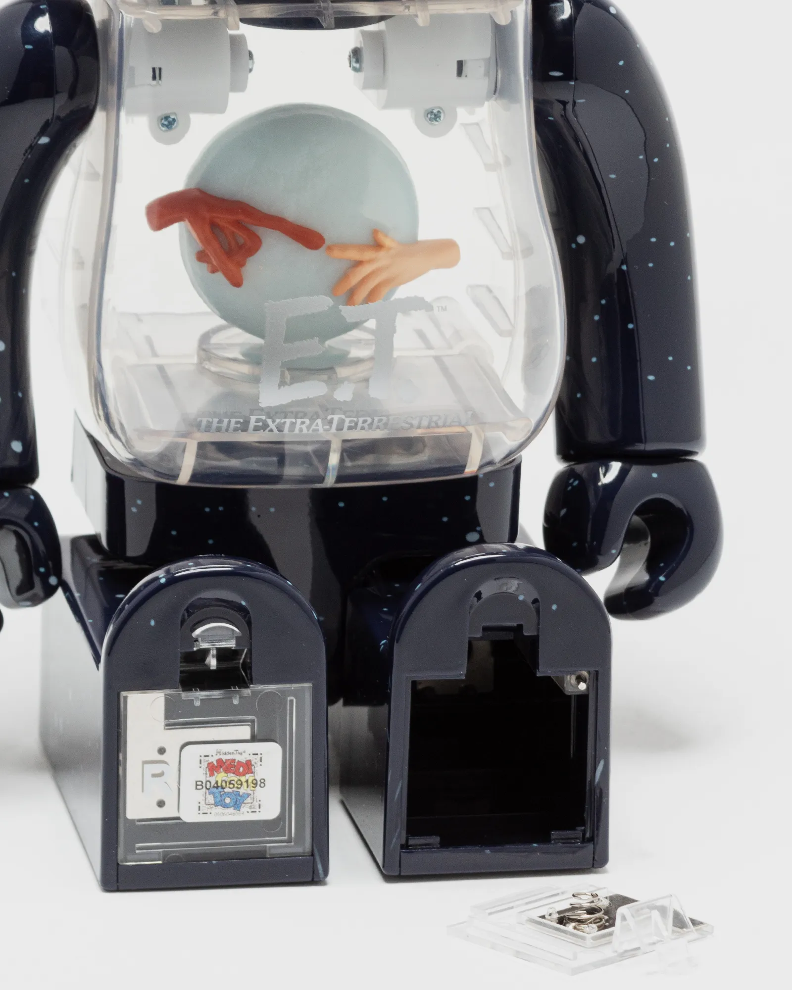 MEDICOM BEARBRICK 100% 400% E.T. THE EXTRATERRESTRIAL