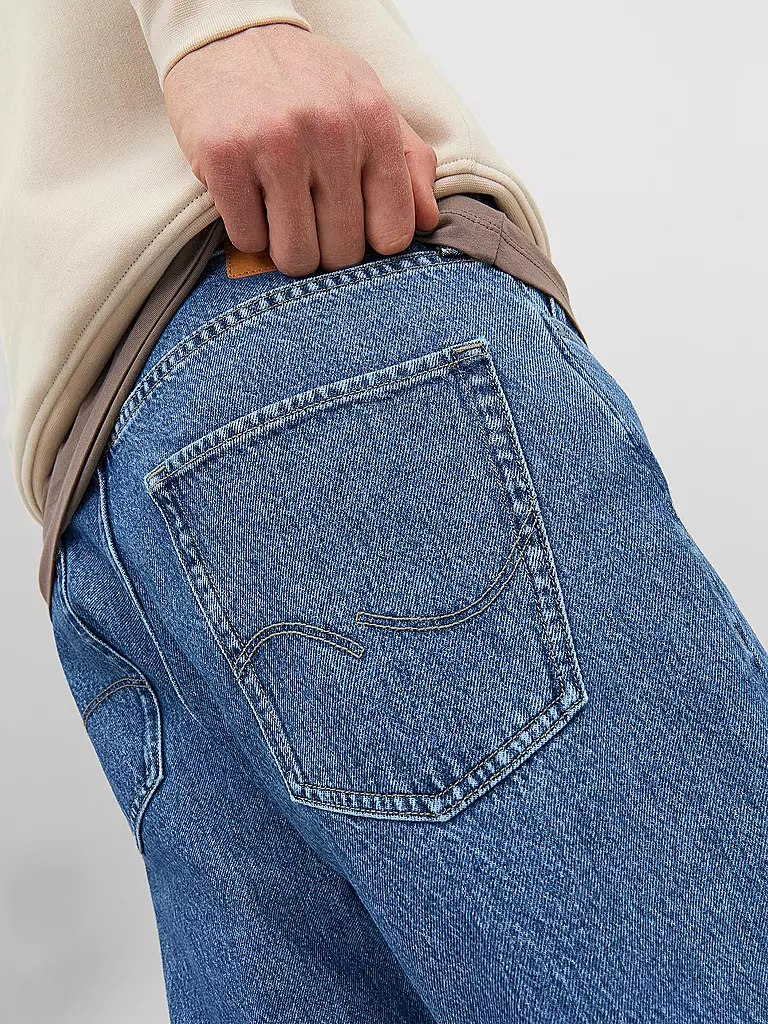 JACK & JONES Jeans Baggy Fit JJIALEX JJORIGINAL blau
