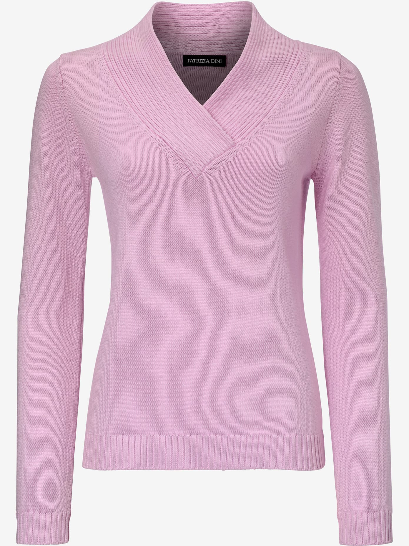 Pull col v contenant du cachemire