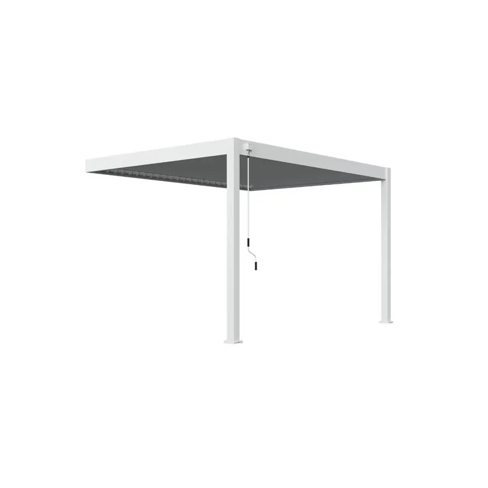 Orion Deluxe overkapping muur 300 x 400 cm wit