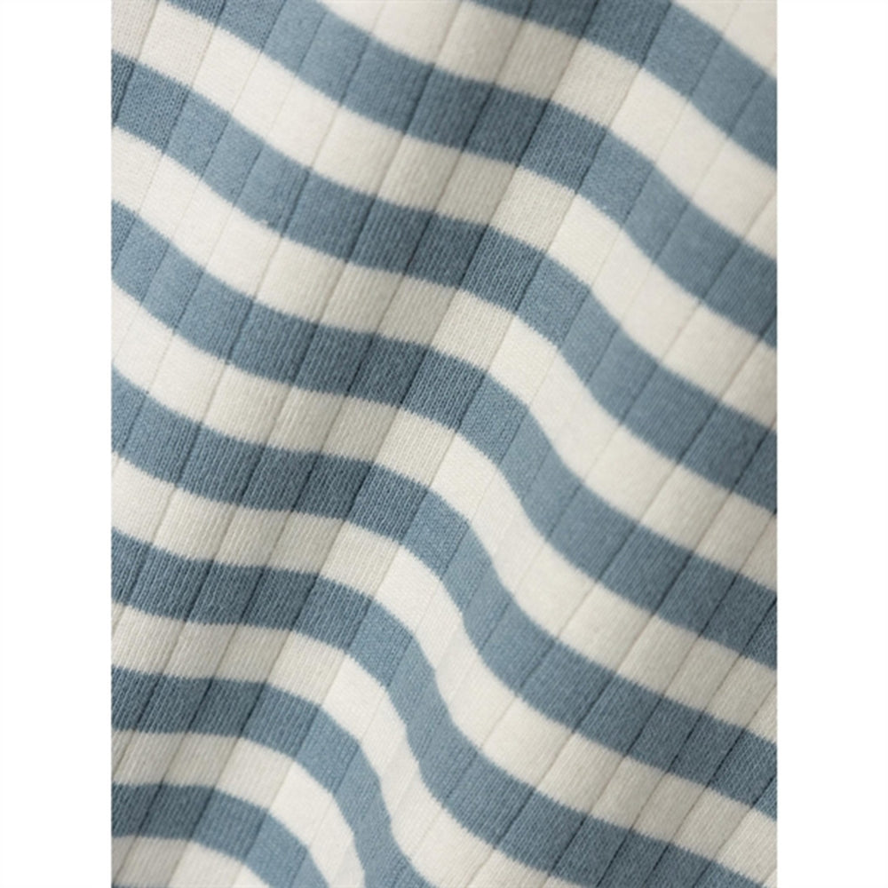 Smoke Blue Henrak Slim T-Shirt - Name it