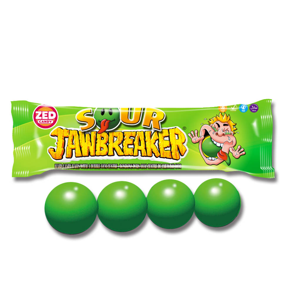 Zure Jawbreaker - 4 stuks