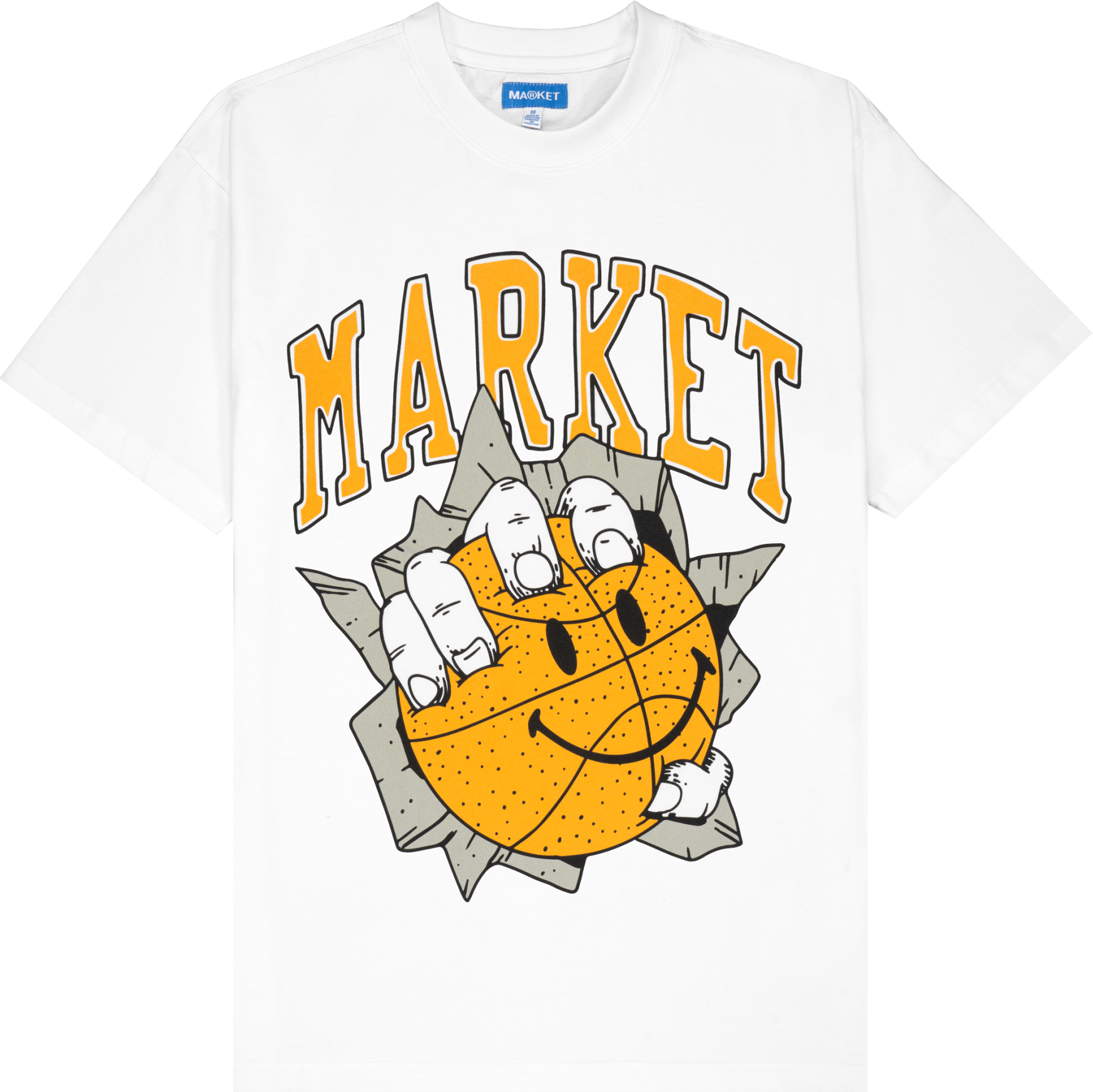 Market Smiley Breakthrough T-Shirt Weiss
