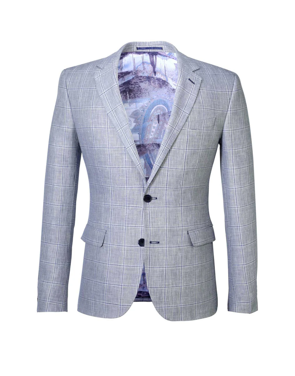 Veste lin et laine