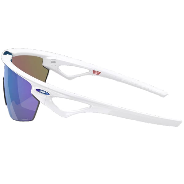 Lunette vélo OAKLEY SPHAERA MATTE WHITE W/ PRIZM SAPPHIRE POLARIZED MATTE WHITE W/ PRIZM SAPPHIRE POLARIZED