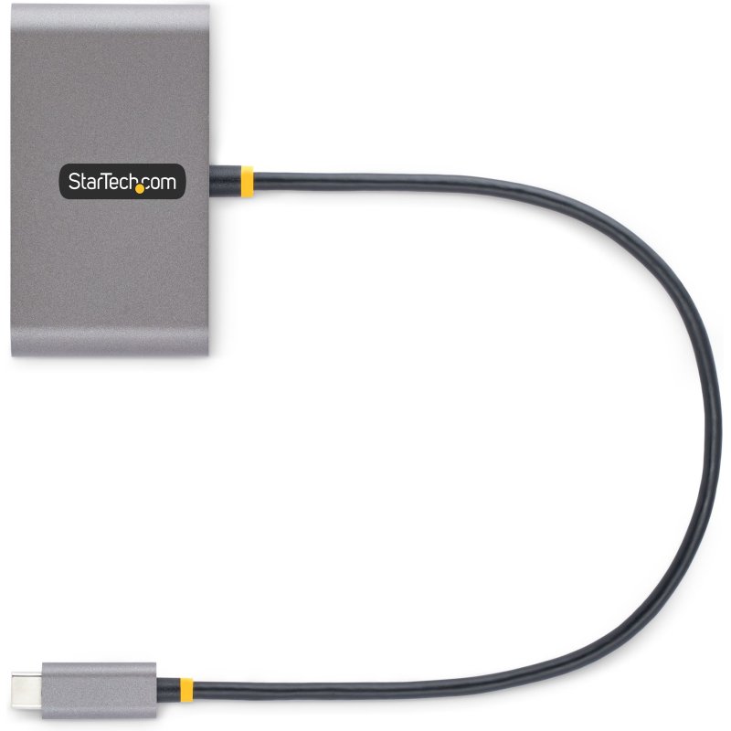 StarTech.com Hub USB-C à 4 Ports avec 100W Power Delivery Pass-Through - Hub USB 3.0 4 Ports - USB-C vers USB-A - Hub USB Type-C avec Câble de 30cm - Mini Hub USB-C - Splitter USB-C, 5Gbps