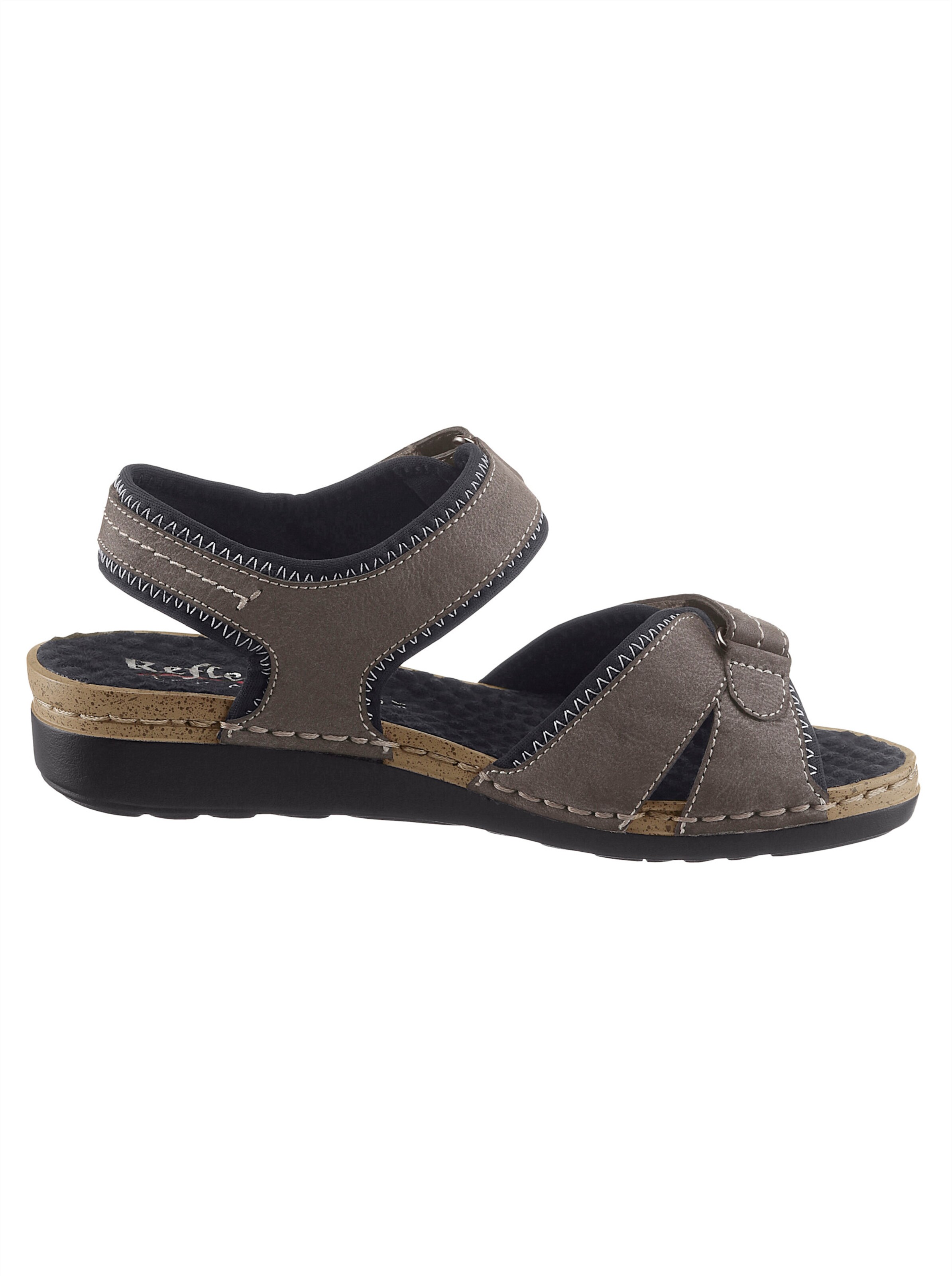 Reflexan Sandale in taupe
