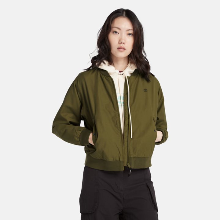Jaqueta bomber feminina verde