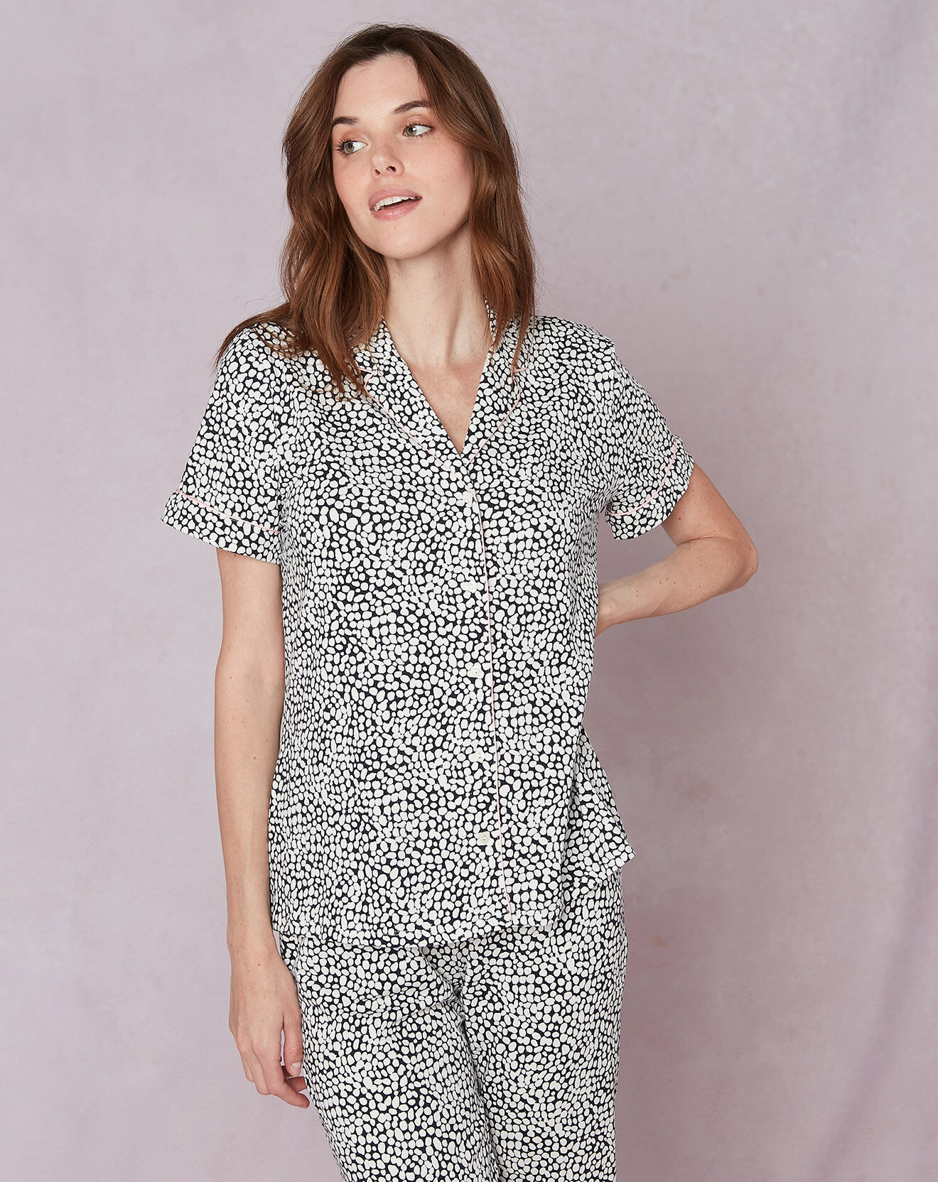 Le Chat Pyjama Lovinyou marine/écru