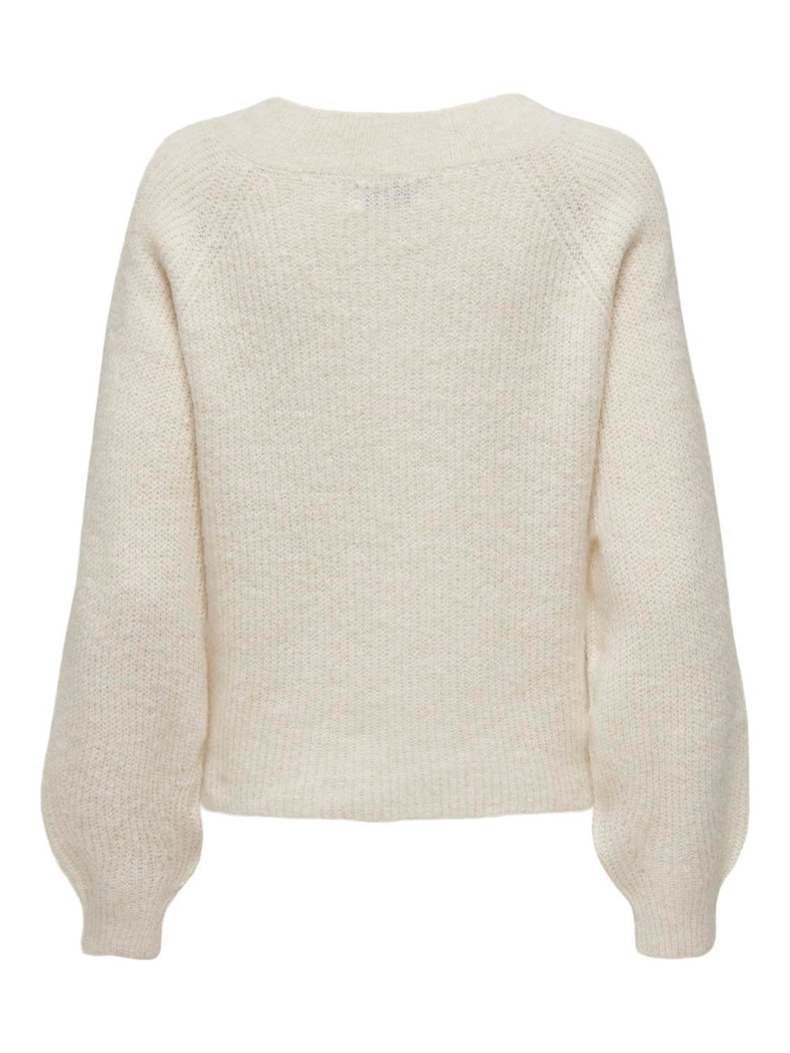 JDYINGEBORG Pullover White