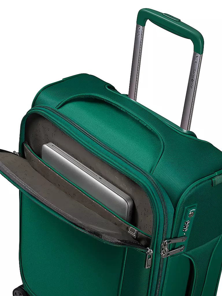 SAMSONITE Trolley D'Lite Spinner 55cm pine green grün
