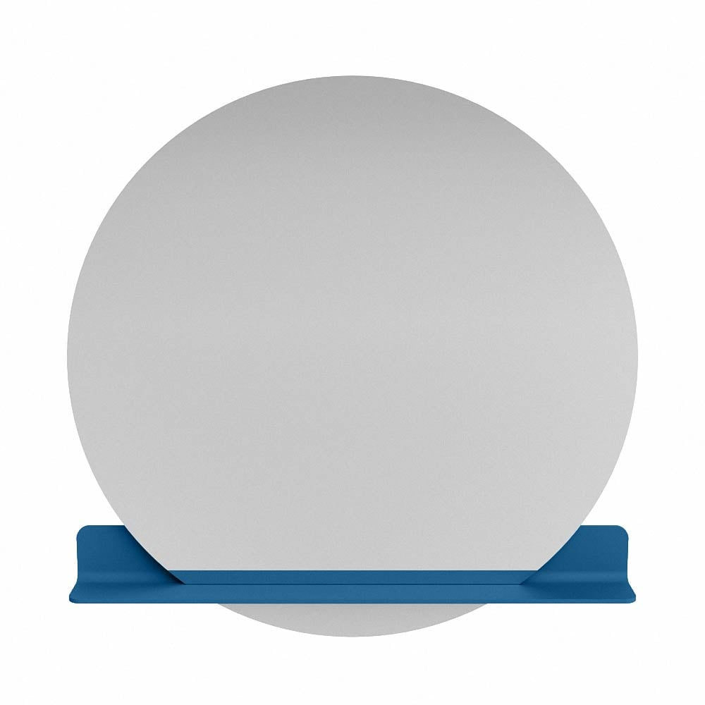 Mondiaz Spot spiegel rond Ø110cm met planchet jeans