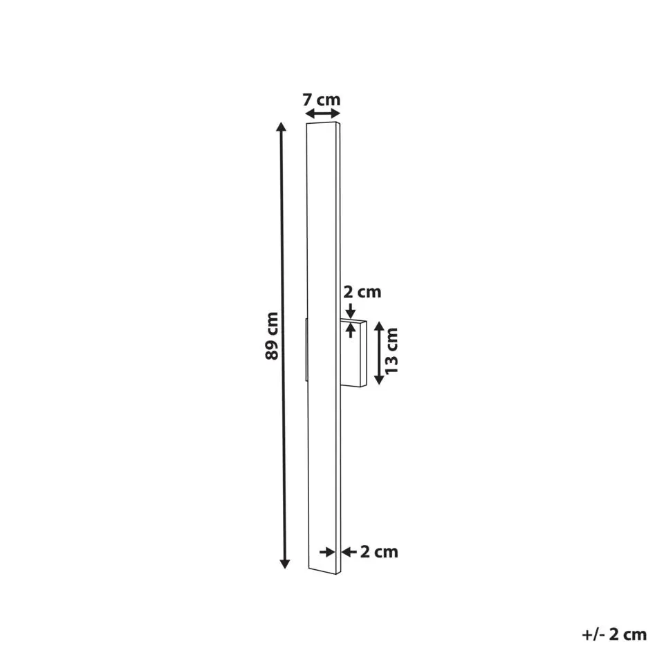 MELGAM - Wandlamp - Zwart - Ijzer