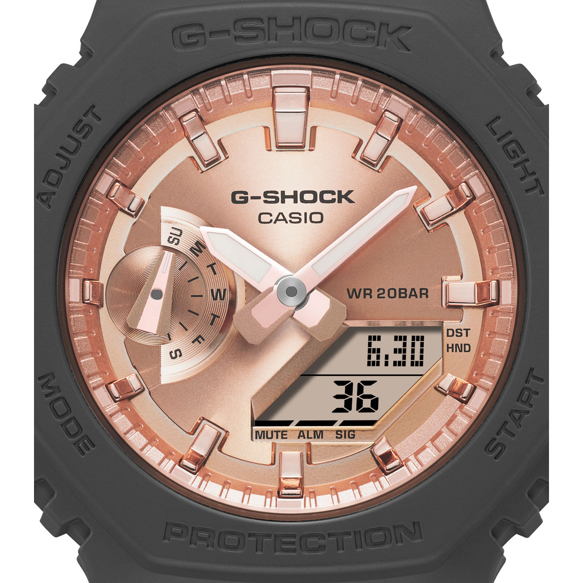 Montre CASIO G-SHOCK femme bracelet résine noir